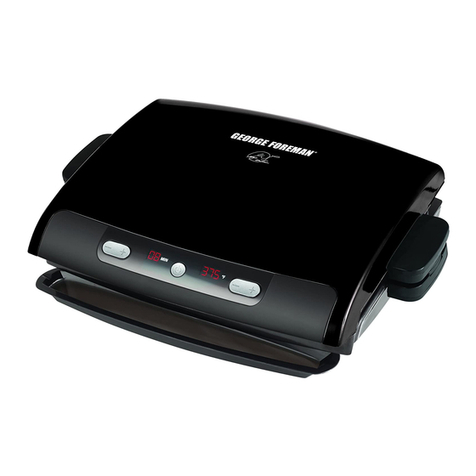 George Foreman GRP99BLKC Installation instructions