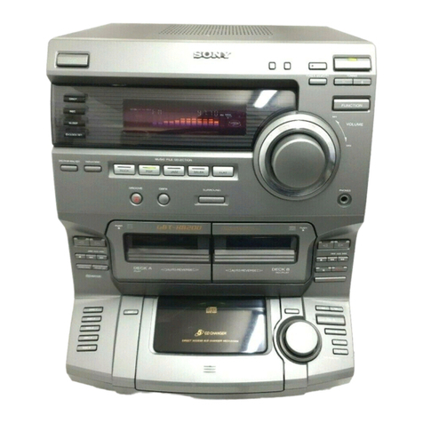 Sony HCD-DR3 User manual