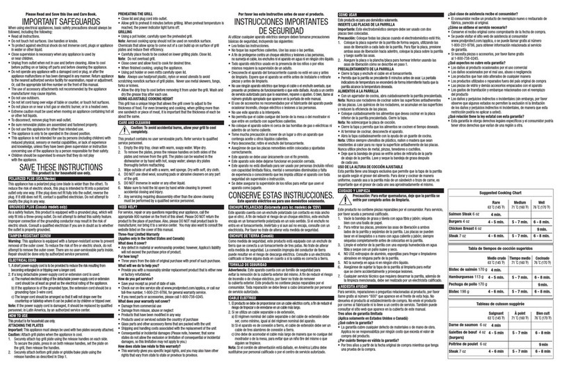 George Foreman GRP0004 instructions