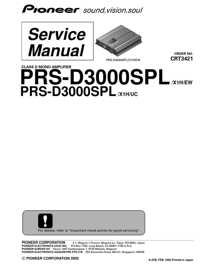 Pioneer PRS-D3000SPL/X1H/EW User manual