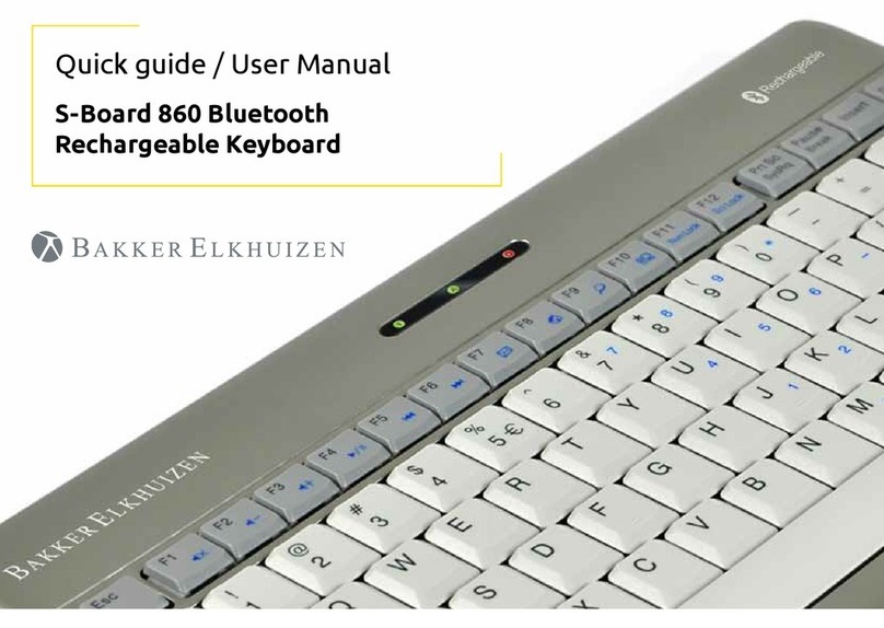 Bakker Elkhuizen S-Board 860 User manual