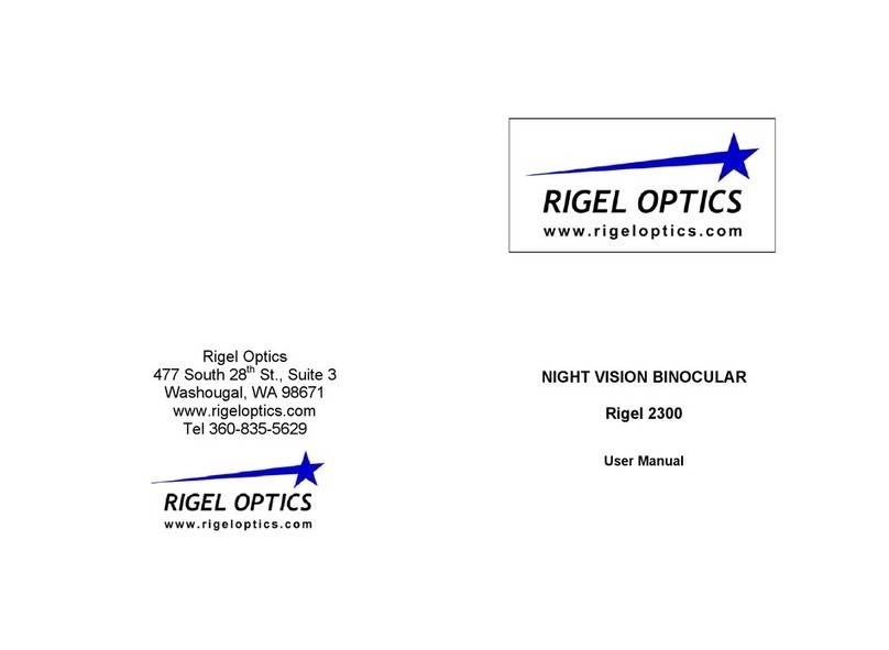 Rigel Optics 2300 user manual