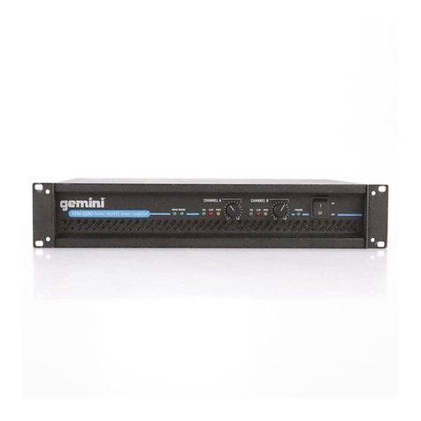 Gemini XPM-600 User manual Gemini XPM-600 User manual