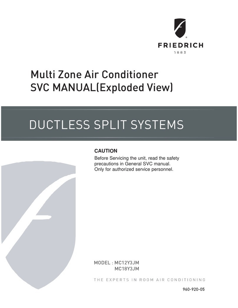 Friedrich MC12Y3JM User manual