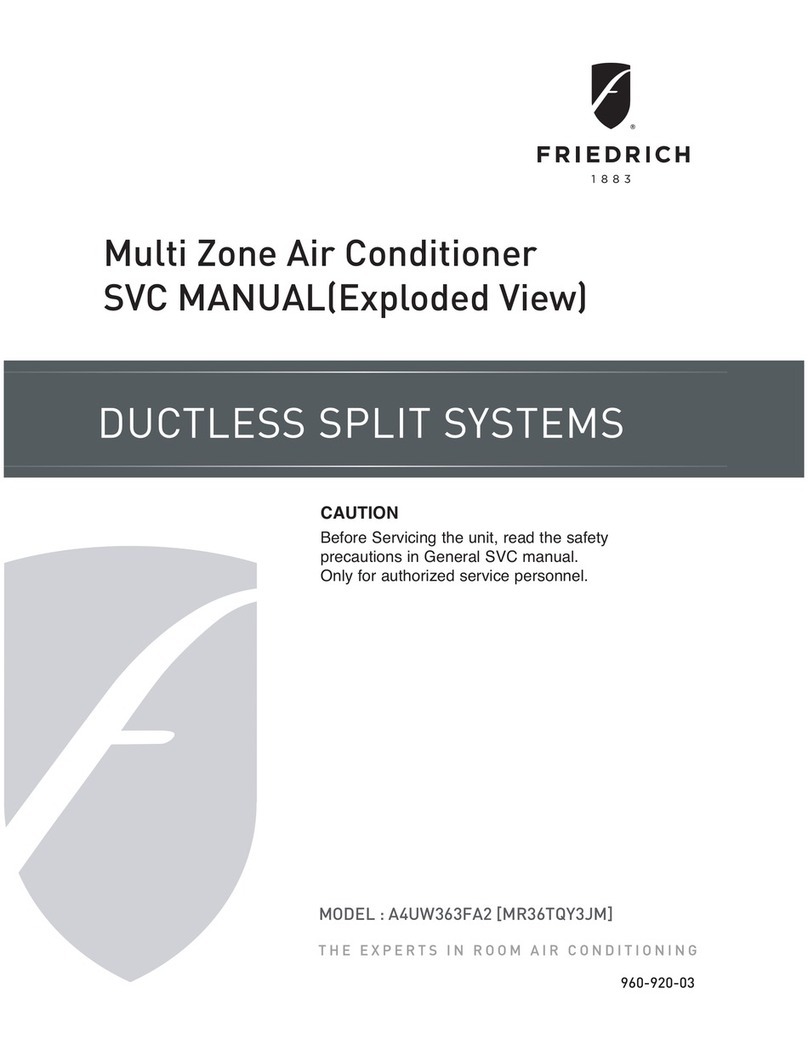 Friedrich A4UW363FA2 User manual