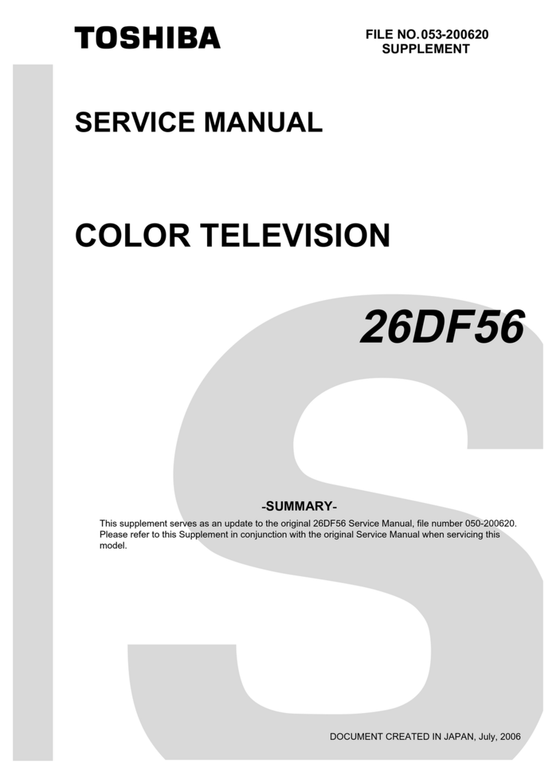 Toshiba 26DF56 User manual