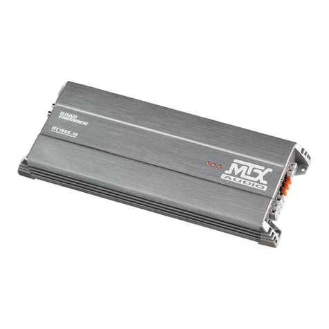 MTX Road Thunder RT1000-1D User manual