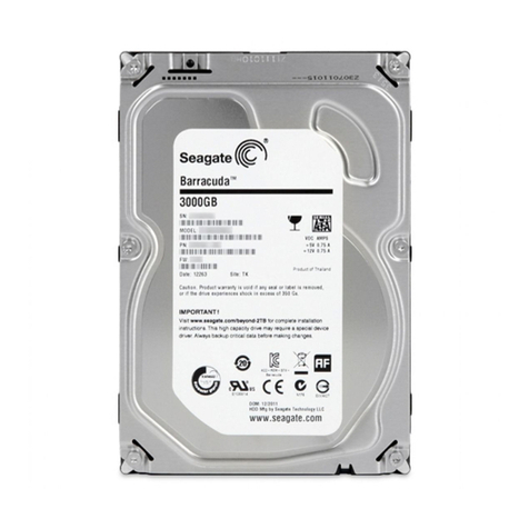 Seagate Barracuda ST3000DM001 User manual