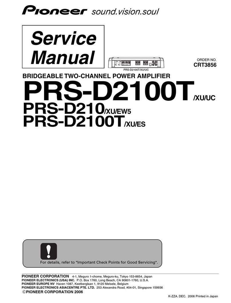 Pioneer PRS-D2100T/XU/UC User manual