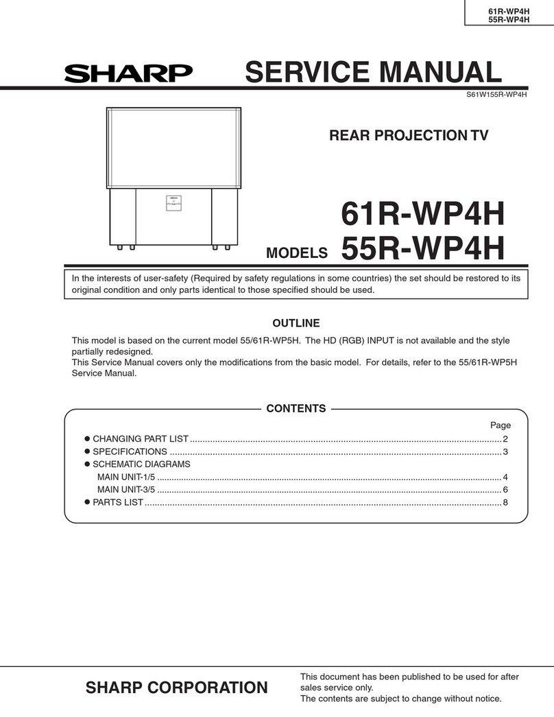 Sharp 61R-WP4H User manual