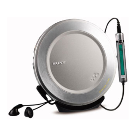 Sony CD Walkman D-EJ985 User manual
