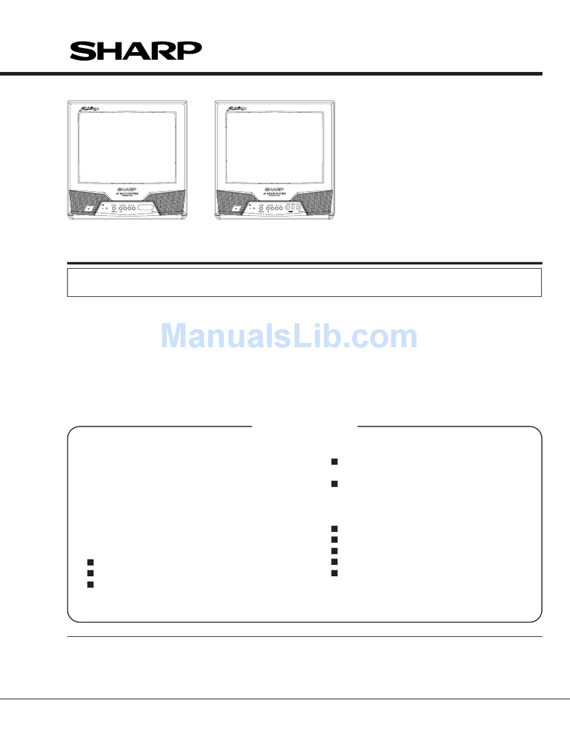 Sharp 14GT15 User manual