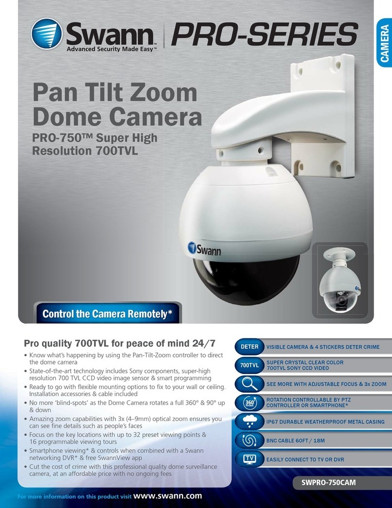 Swann PRO-750 Speci?cations