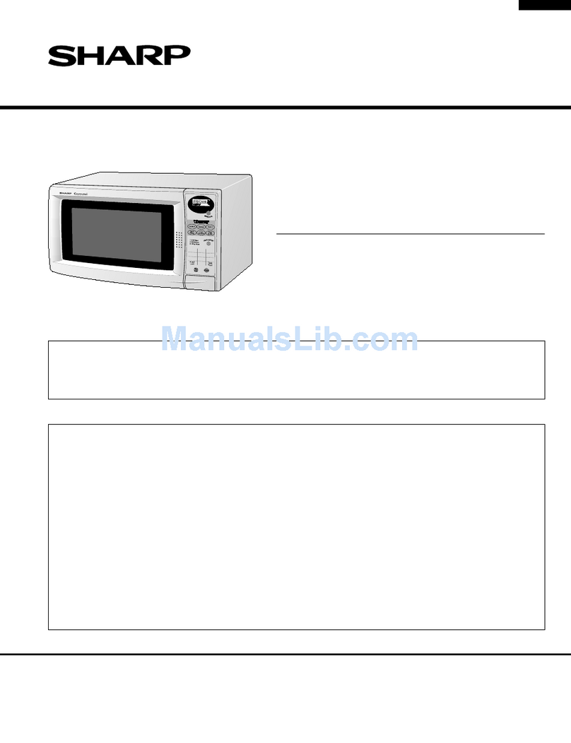 Sharp R-305CW User manual