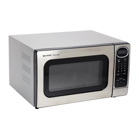 Sharp R305KS - 1100 Watt 1.1 Cubic Feet Mid Size... User manual