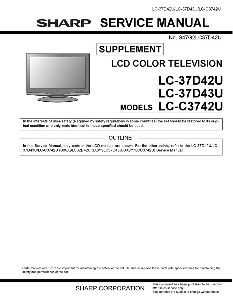 Sharp LC-37D42U User manual
