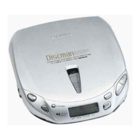 Sony Discman D-E440 User manual