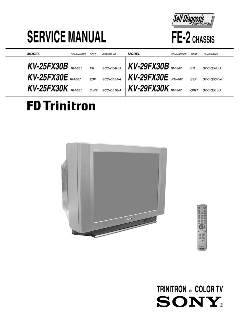 Sony FD Trinitron KV-25FX30B User manual