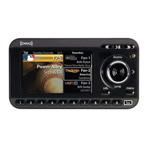 Sirius Satellite Radio XM XPress RCi user guide