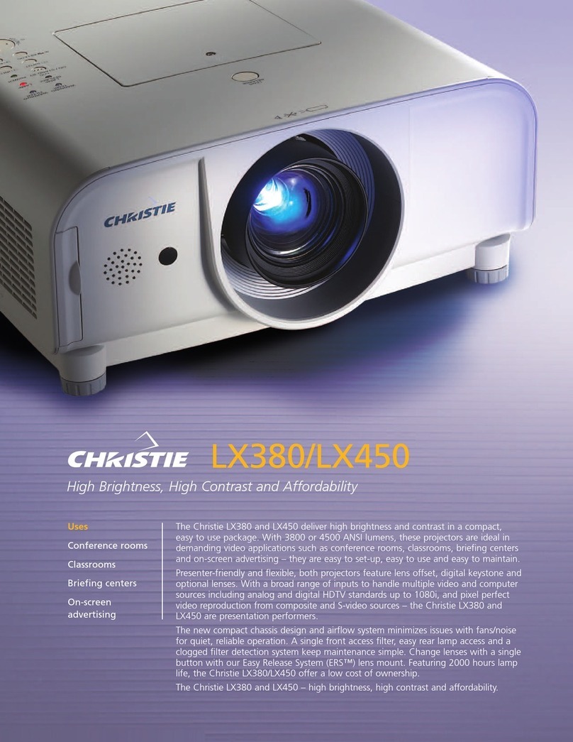 Christie LX380 Specifications