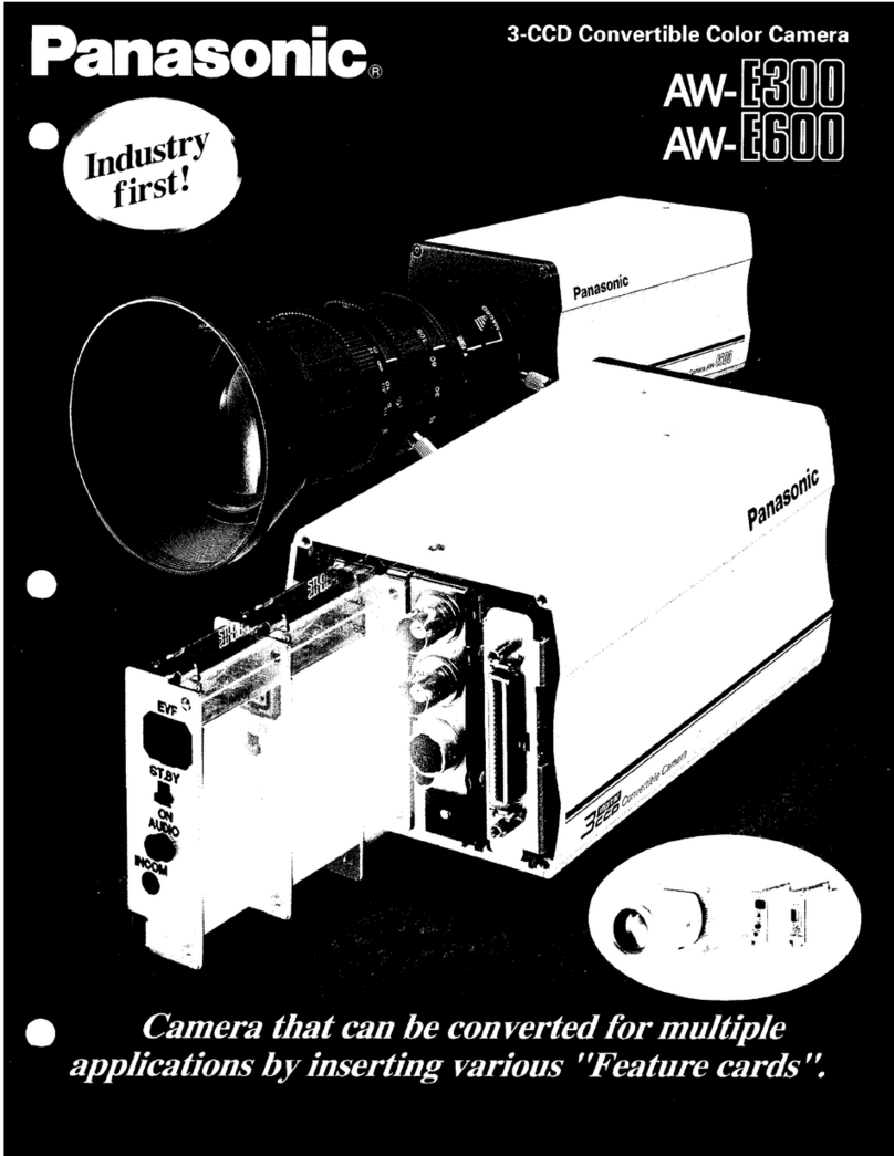 Panasonic AWE300 - COLOR CAMERA User manual