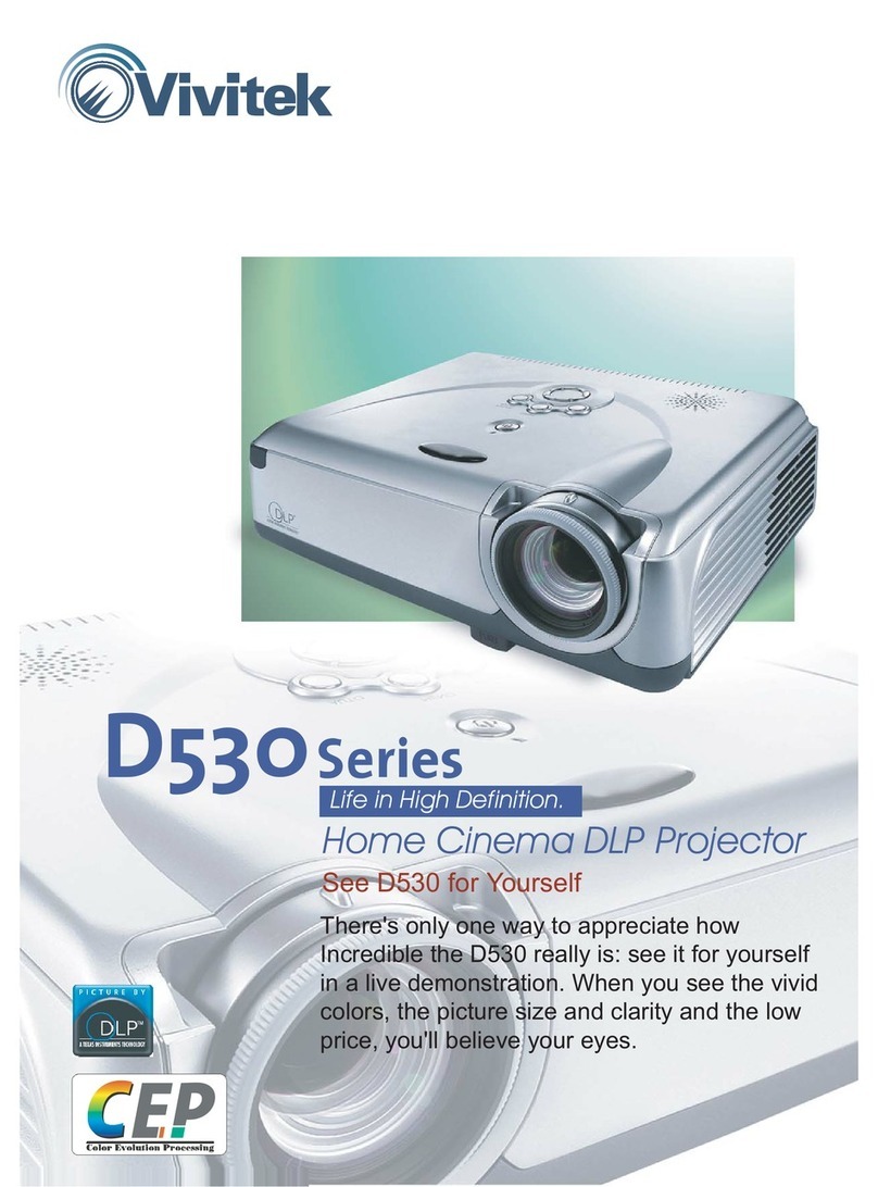 Vivitek D530 series User manual