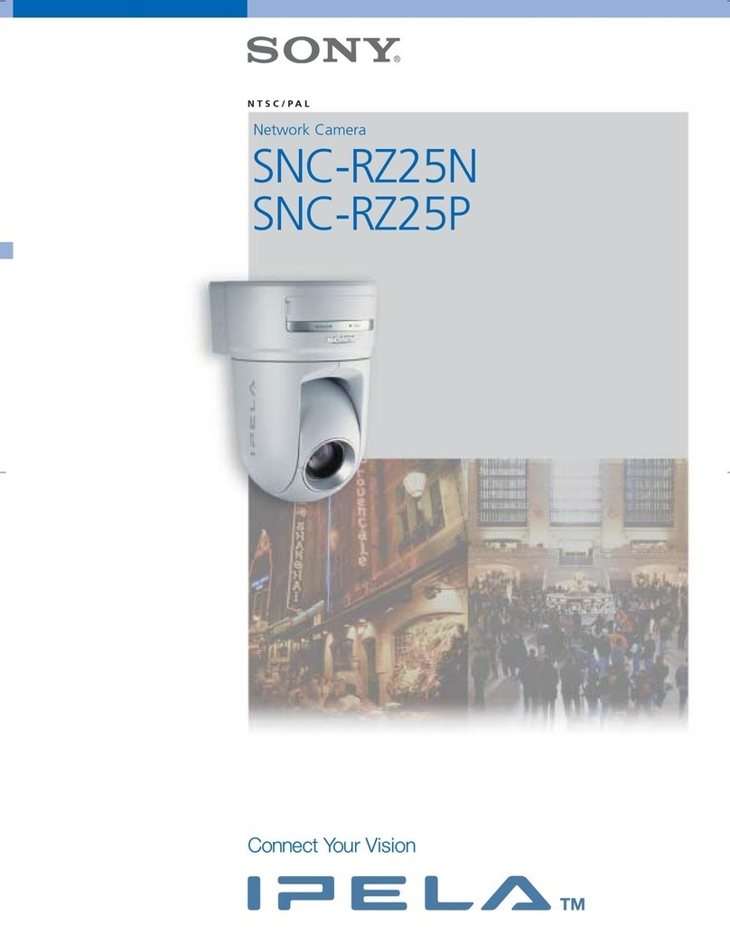 Sony SNC-RZ25N - Network Camera User manual