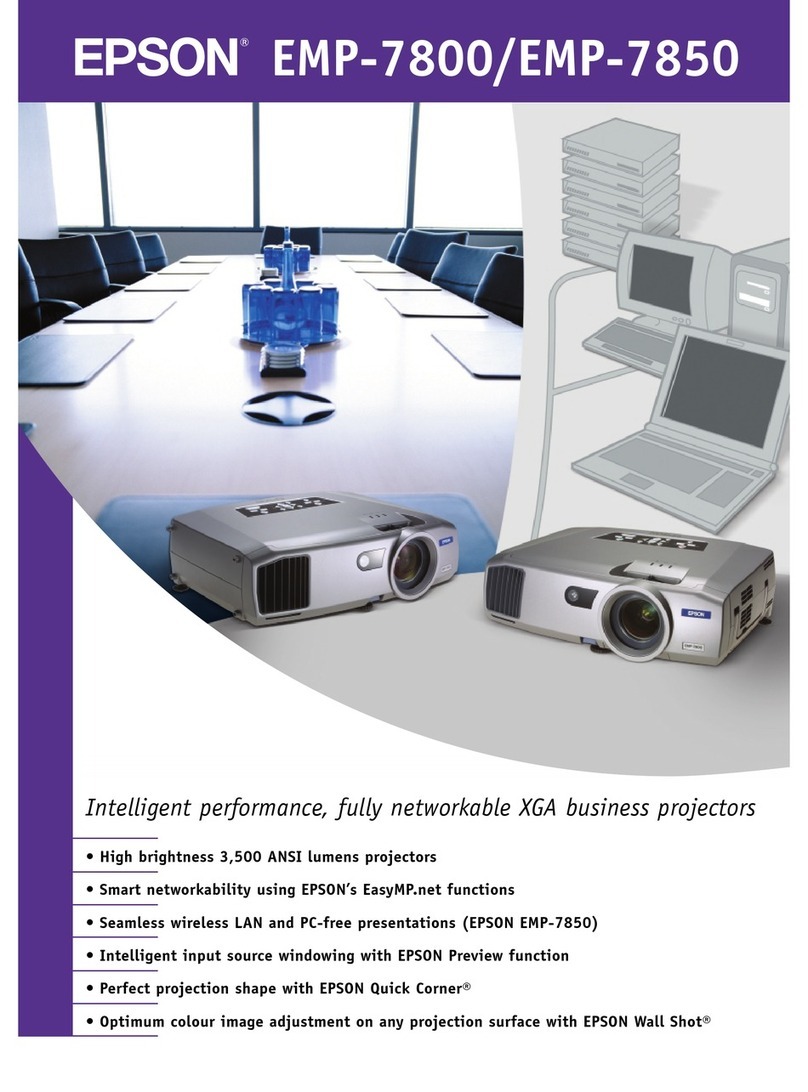 Epson EMP 7800 Brochure & specs