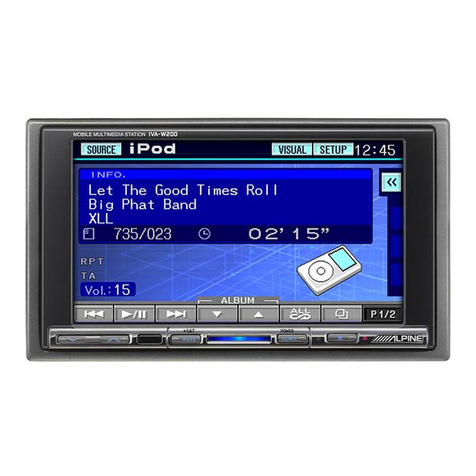Alpine IVA-W200 Service manual