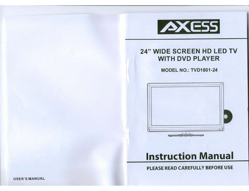Axess TVD1801-24 instruction manual