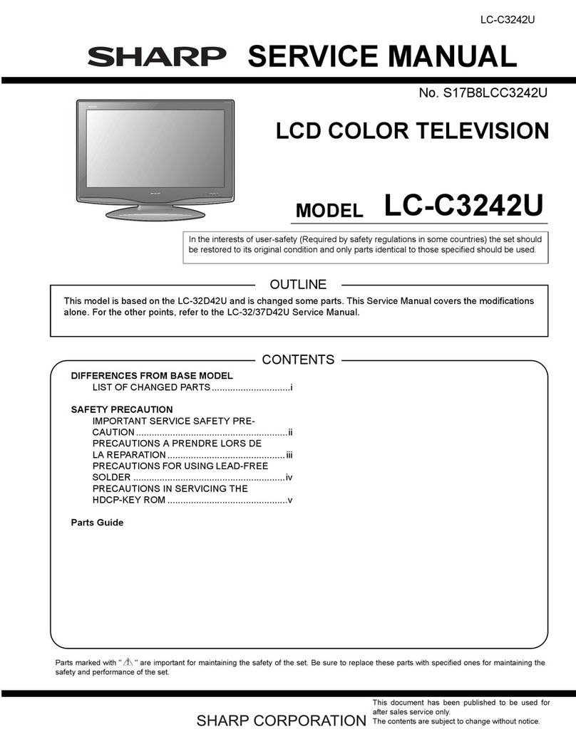 Sharp LC-C3242U User manual