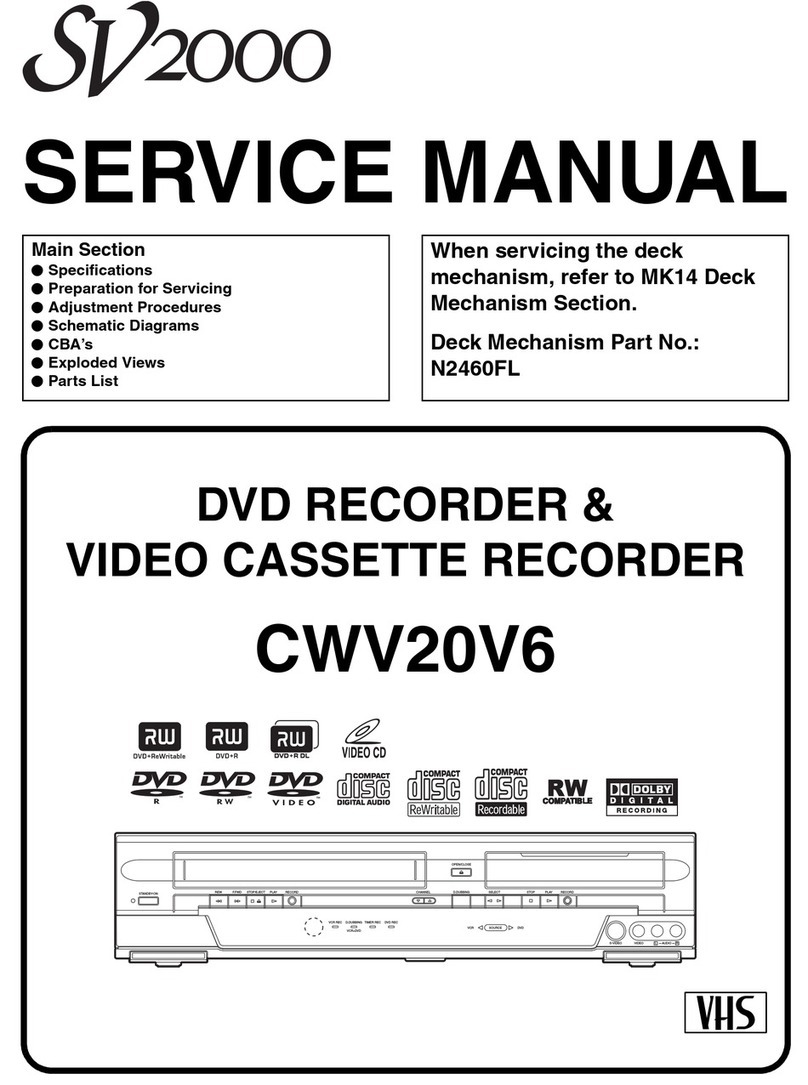 SV2000 CWV20V6 Service manual