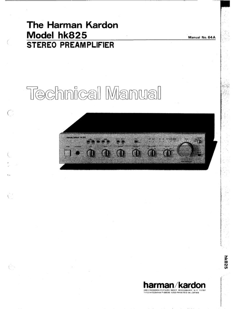 Harman Kardon HK825 User manual