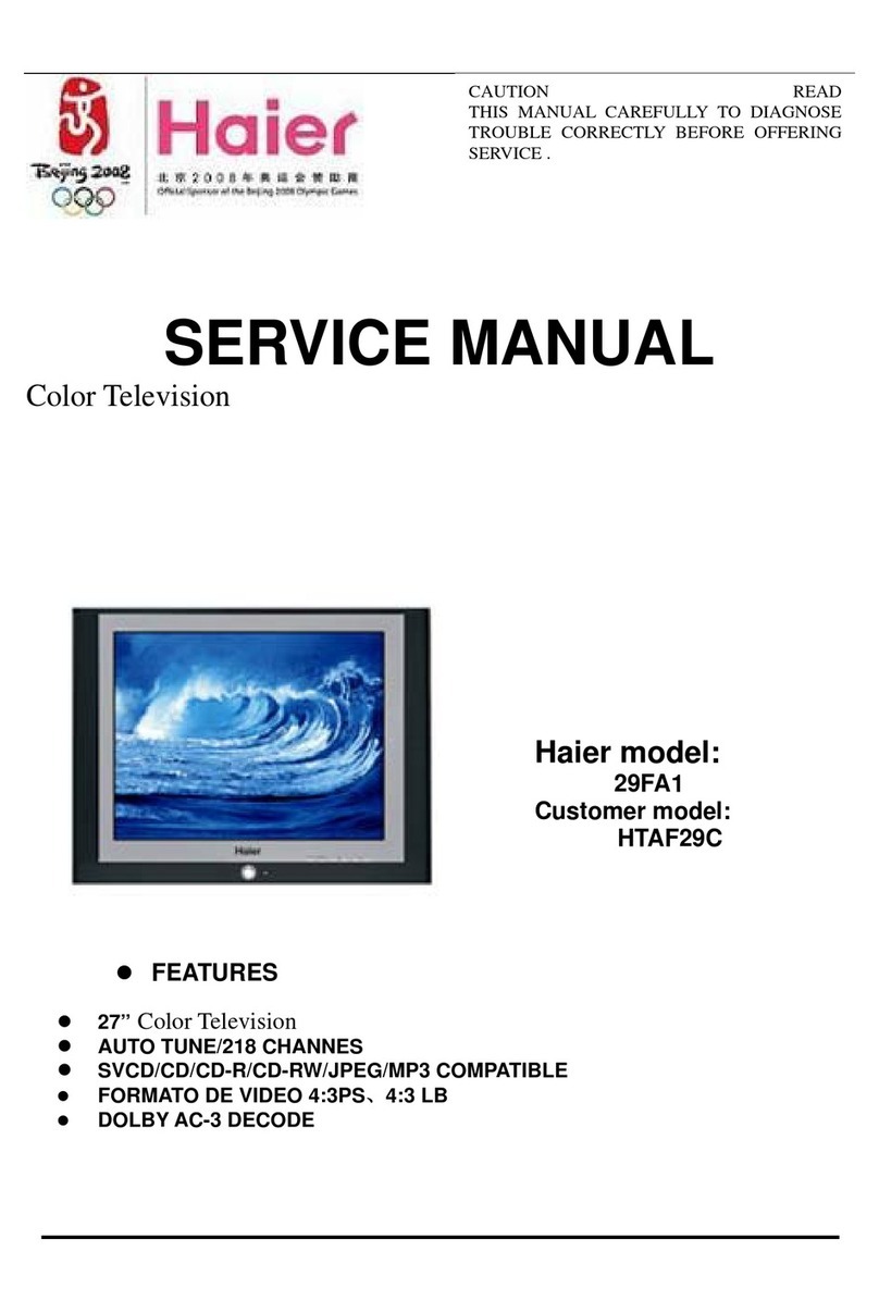 Haier 29FA1 User manual