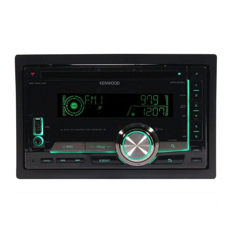 Kenwood DPX308U quick start guide