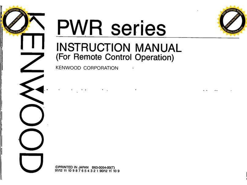 Kenwood PWR 18-1.8Q instruction manual