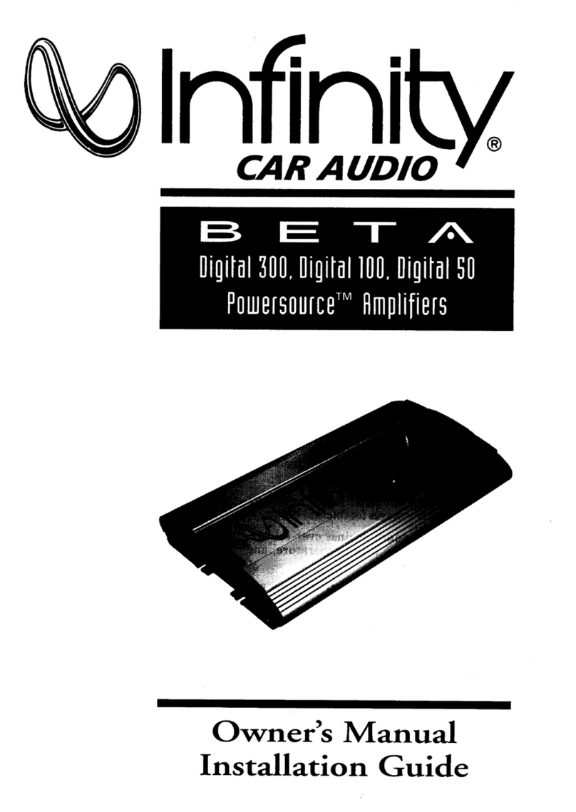 Infinity Beta Powersource Digital 300 Programming manual
