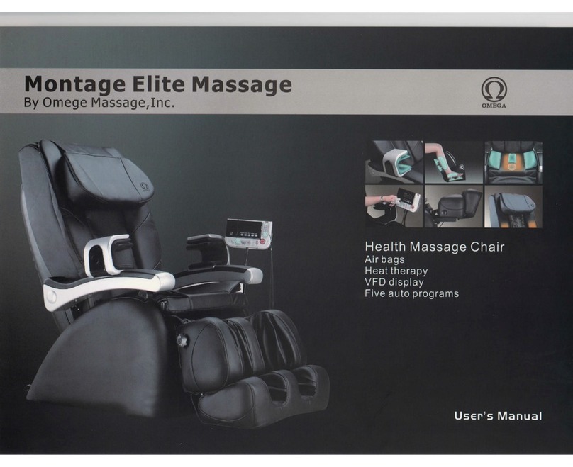 Omega Montage Elite Massage User manual