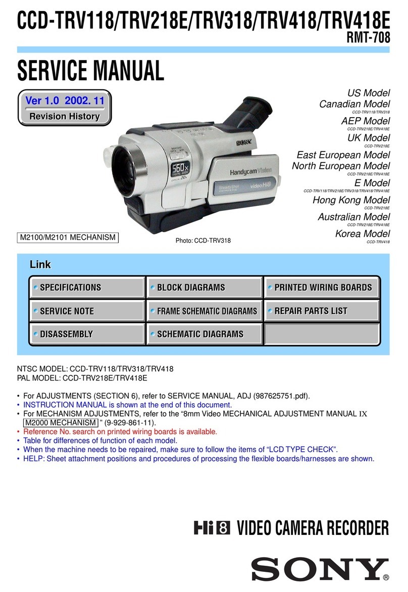 Sony CCD-TRV118 User manual