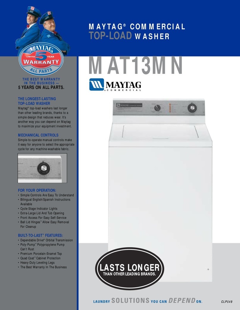 Maytag MAT13MN Specifications Maytag MAT13MN Specifications