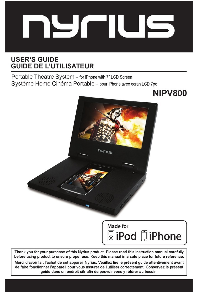 Nyrius NIPV800 User manual