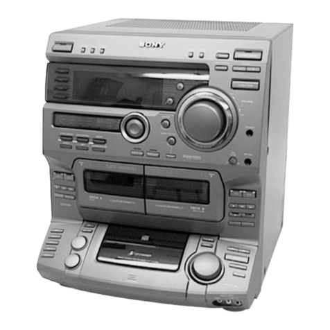 Sony HCD-DR8AV User manual