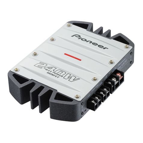 Pioneer GM-X372 Service manual