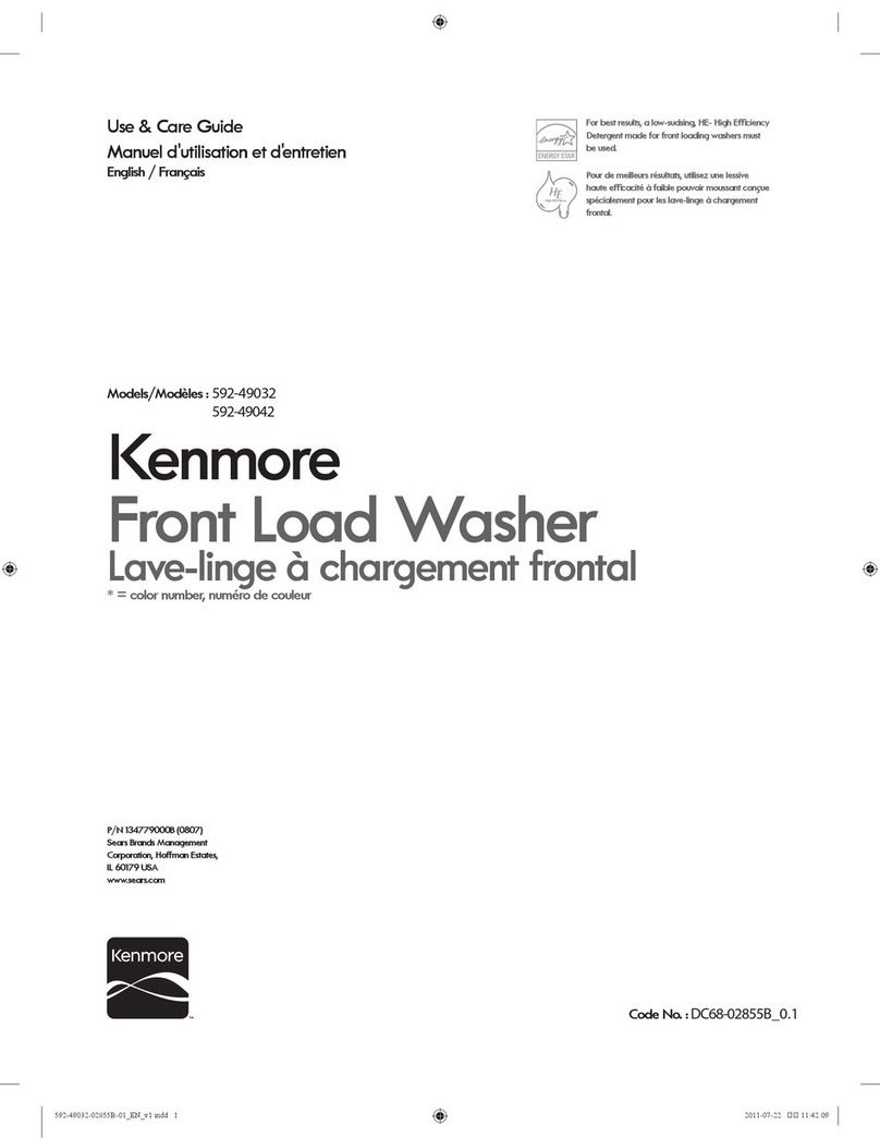 Kenmore 592-49032 User manual Kenmore 592-49032 User manual