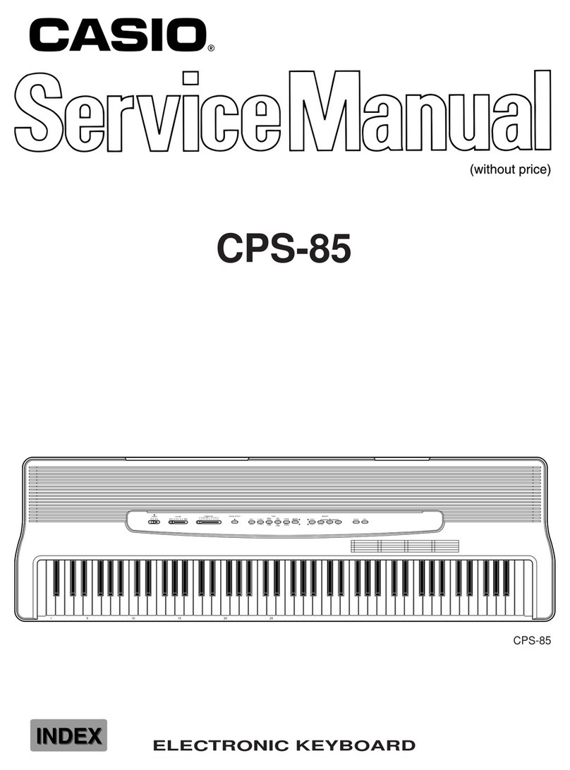 Casio CPS-85 User manual