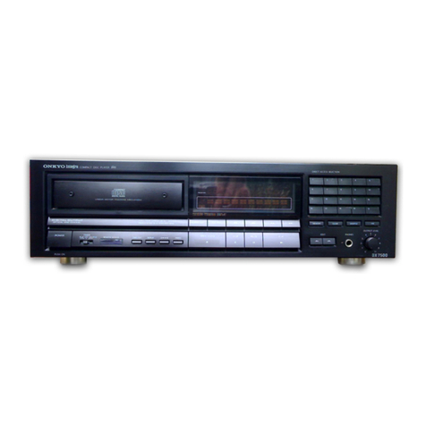 Onkyo DX-7500 User manual