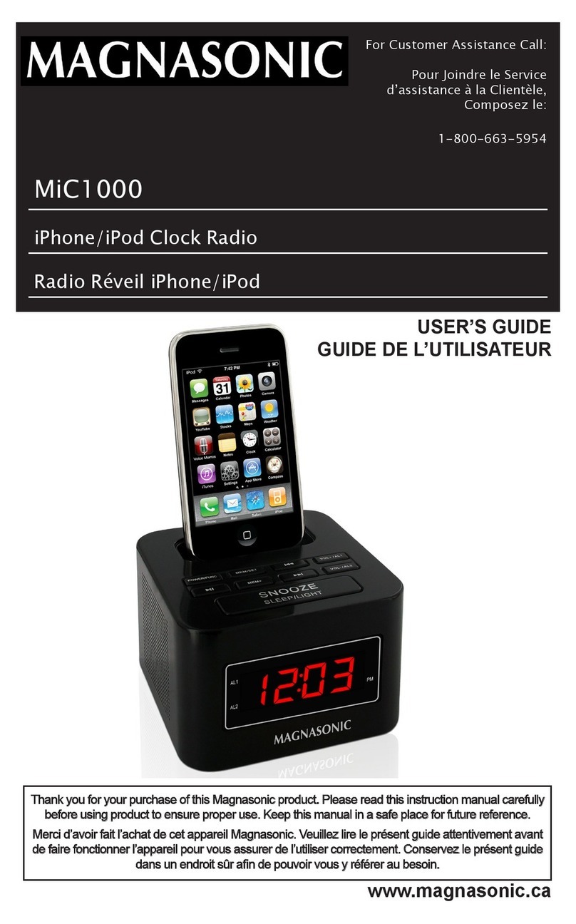 Magnasonic MiC1000 User manual