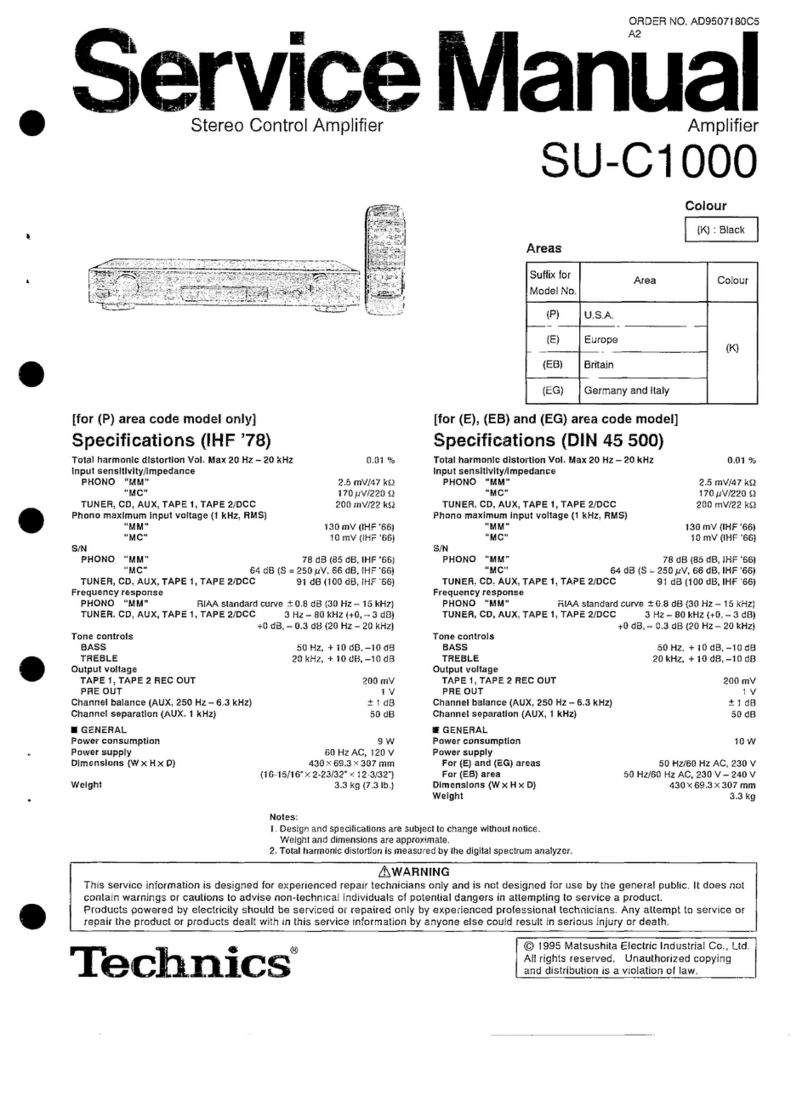 Technics SU-C1000 Service manual
