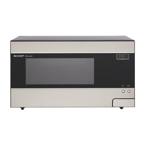 Sharp R426LS - 1.4 cu. Ft. 1100W Microwave Oven User manual