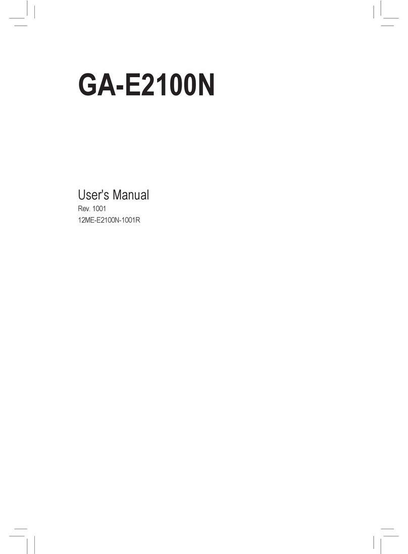 Gigabyte GA-E2100N user manual